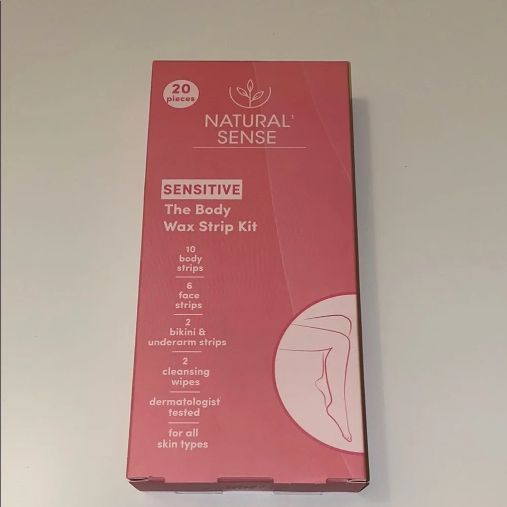 Natural Sense Wax Strip Kit for Body SENSITIVE